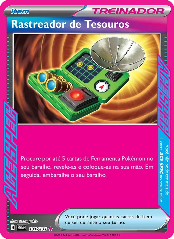 Rastreador de Tesouros 131/131 Evoluções Prismáticas