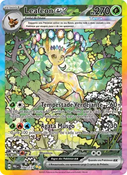 Leafeon ex 144 Evoluções Prismáticas