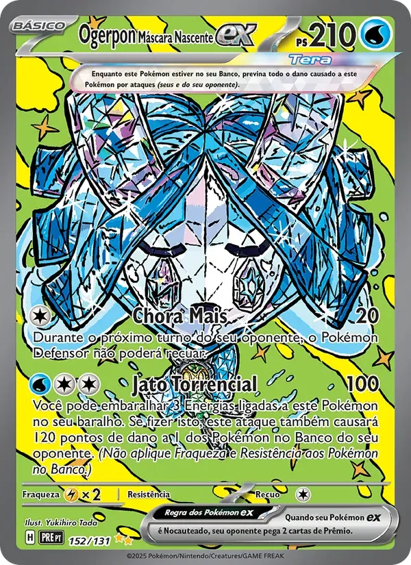 Ogerpon Máscara Nascente ex 152/131 Evoluções Prismáticas