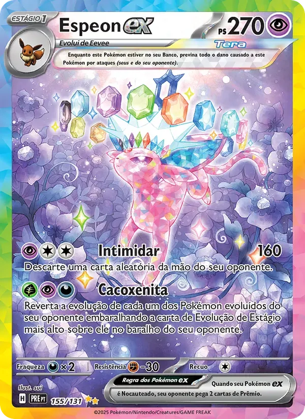 Espeon ex 155/131 Evoluções Prismáticas