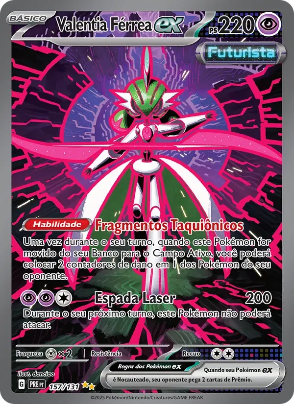 Valentia Férrea ex 157/131 Evoluções Prismáticas