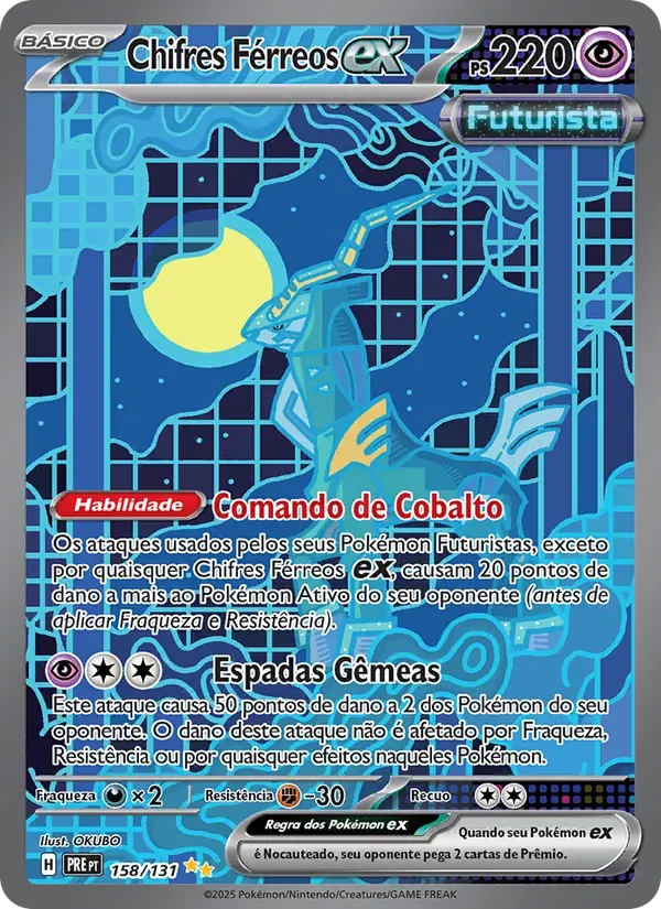 Chifres Férreos ex 158/131 Evoluções Prismáticas