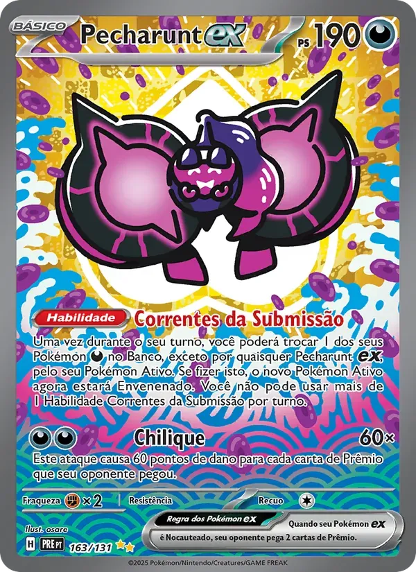 Pecharunt ex 163/131 Evoluções Prismáticas
