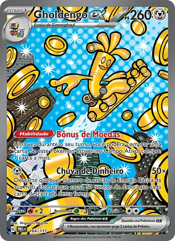 Gholdengo ex 164/131 Evoluções Prismáticas