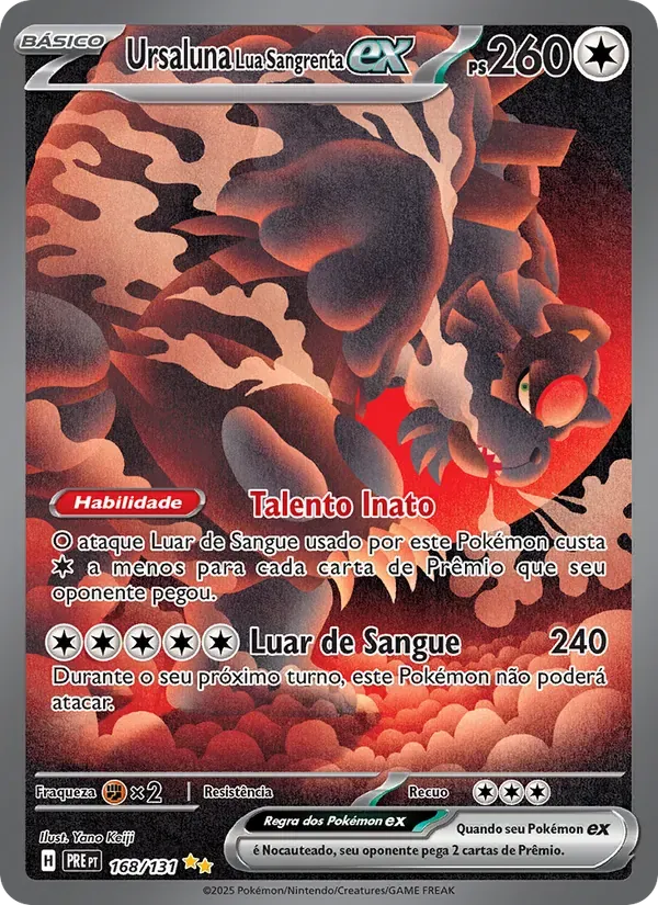 Ursaluna Lua Sangrenta ex 168/131 Evoluções Prismáticas