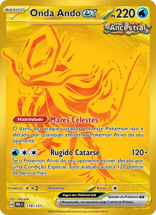 Onda Ando ex 178/131 Evoluções Prismáticas