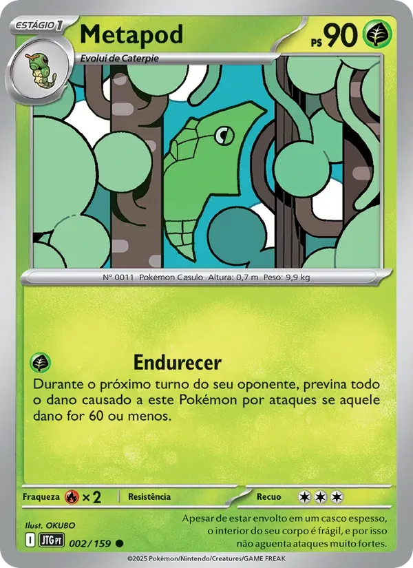Metapod 002/159 Amigos de Jornada
