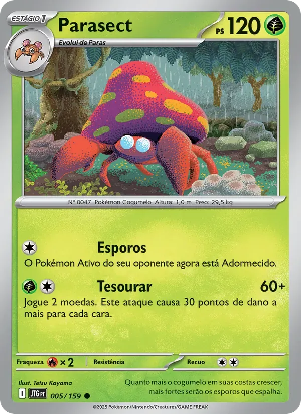 Parasect 005/159 Amigos de Jornada