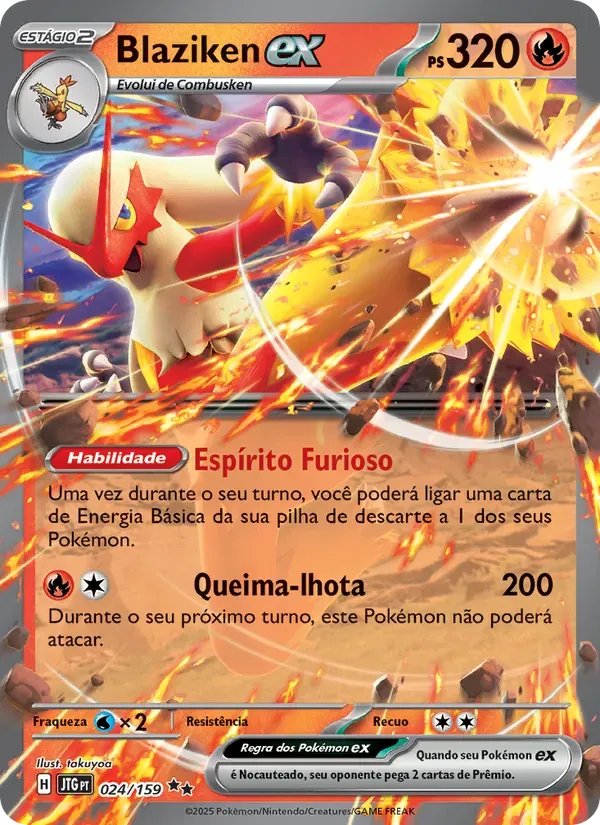 Blaziken ex 024/159 Amigos de Jornada
