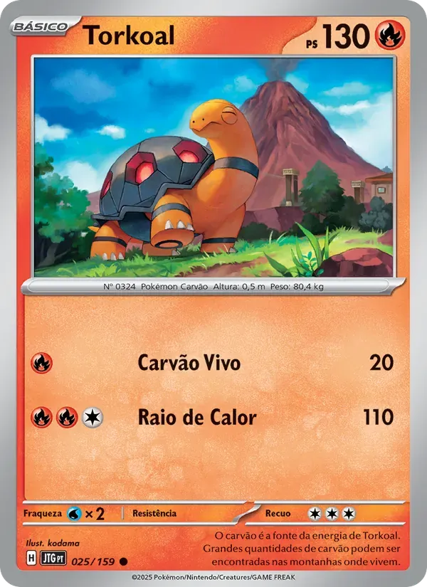 Torkoal 025/159 Amigos de Jornada
