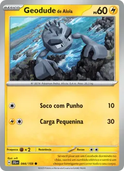 Geodude de Alola 044 Amigos de Jornada