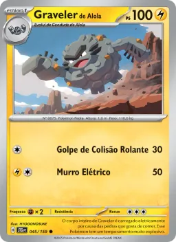 Graveler de Alola 045 Amigos de Jornada