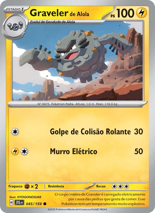 Graveler de Alola 045/159 Amigos de Jornada