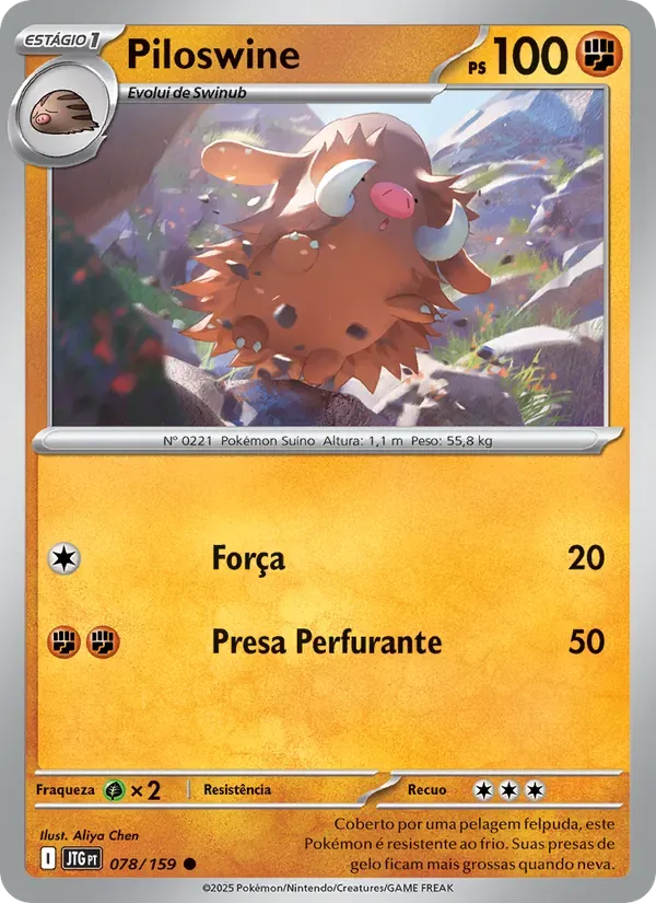 Piloswine 078/159 Amigos de Jornada