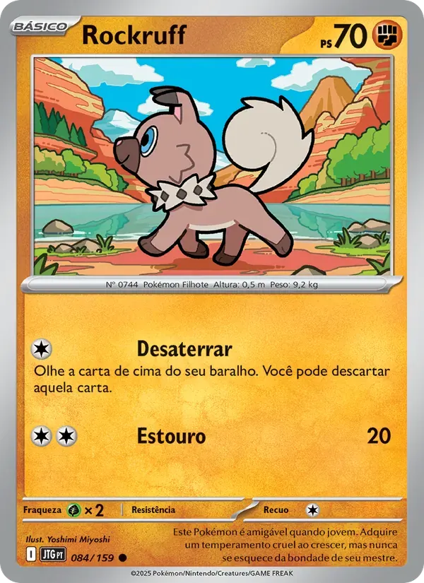 Rockruff 084/159 Amigos de Jornada