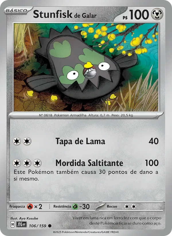 Stunfisk de Galar 106/159 Amigos de Jornada