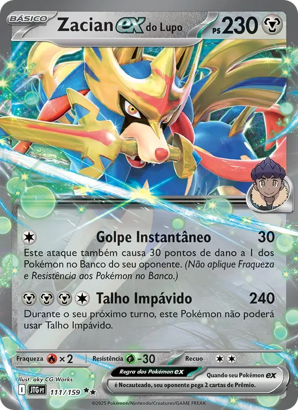 Zacian ex do Lupo 111/159 Amigos de Jornada
