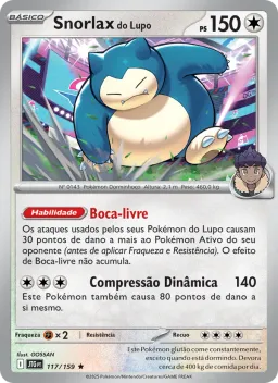 Snorlax do Lupo 117 Amigos de Jornada