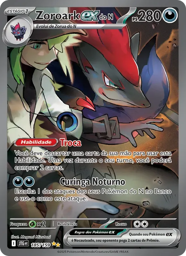 Zoroark ex do N 185/159 Amigos de Jornada