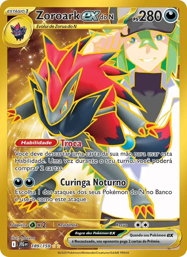 Zoroark ex do N 189/159 Amigos de Jornada