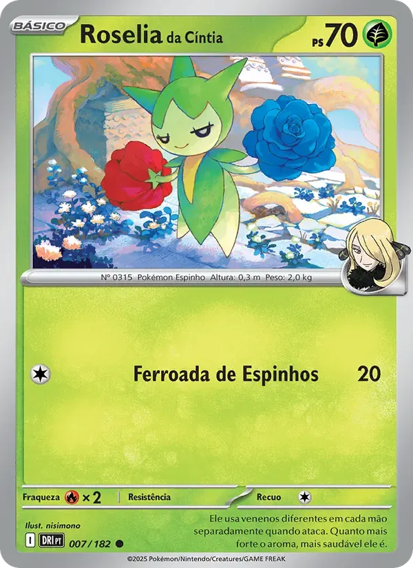 Roselia da Cíntia 007/182 Rivais Predestinados