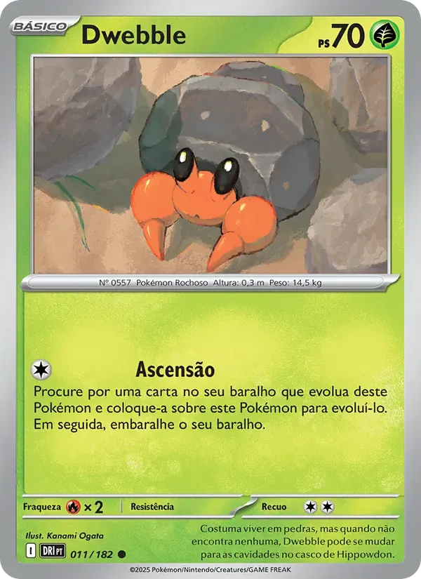 Dwebble 011/182 Rivais Predestinados