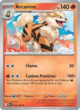 Arcanine 028 Rivais Predestinados