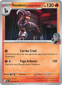 Houndoom da Equipe Rocket 038 Rivais Predestinados