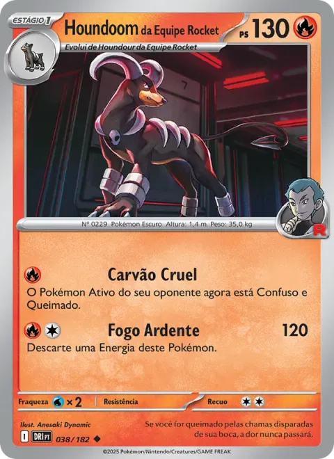 Houndoom da Equipe Rocket 038/182