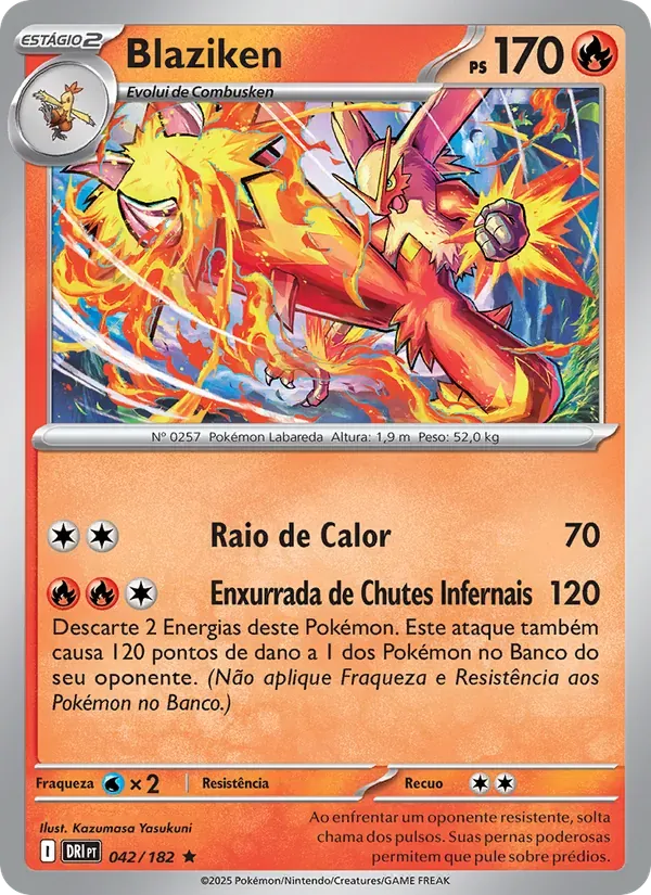 Blaziken 042/182 Rivais Predestinados