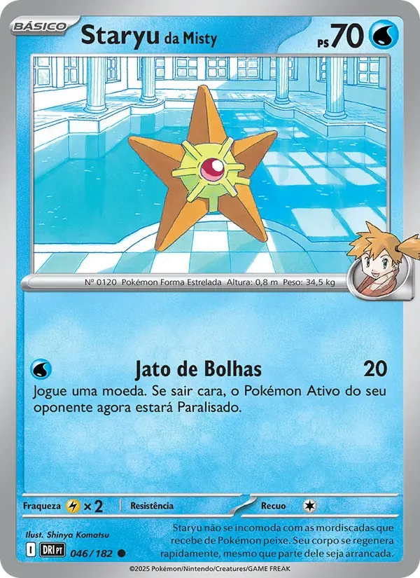 Staryu da Misty 046/182 Rivais Predestinados