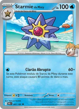 Starmie da Misty 047 Rivais Predestinados