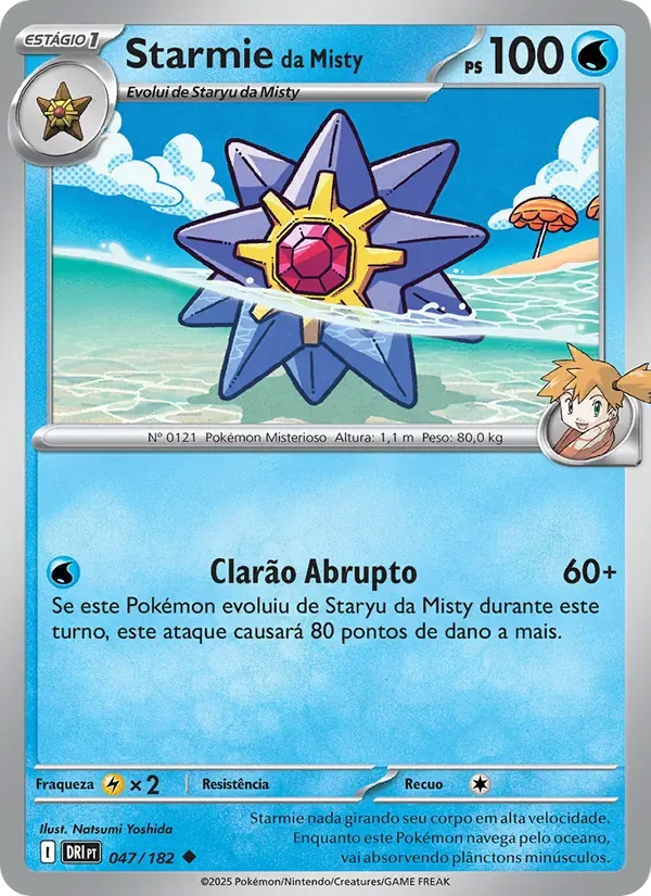 Starmie da Misty 047/182 Rivais Predestinados