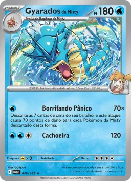 Gyarados da Misty 049 Rivais Predestinados