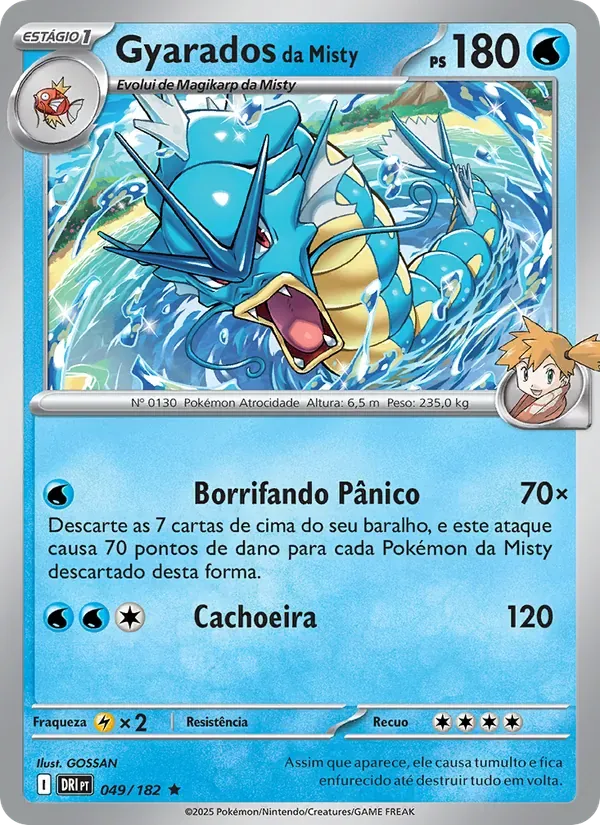 Gyarados da Misty 049/182 Rivais Predestinados