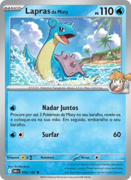 Lapras da Misty 050 Rivais Predestinados