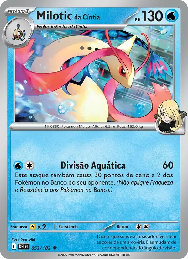 Milotic da Cíntia 053/182 Rivais Predestinados