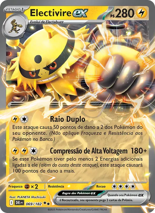 Electivire ex 069/182 Rivais Predestinados