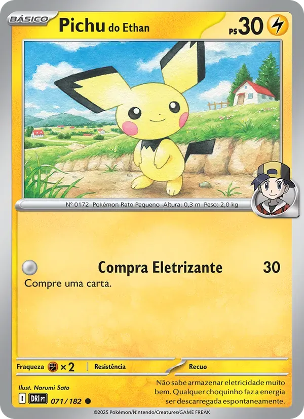 Pichu do Ethan 071/182 Rivais Predestinados