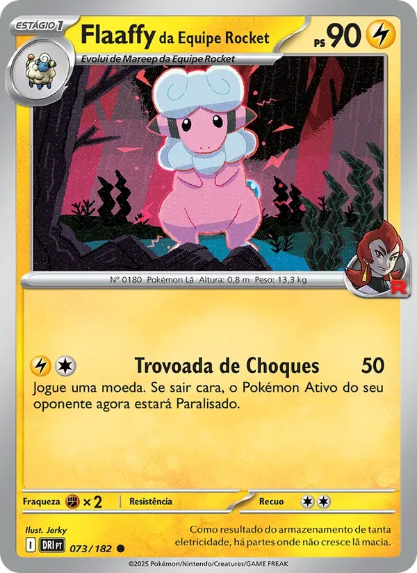 Flaaffy da Equipe Rocket 073/182 Rivais Predestinados