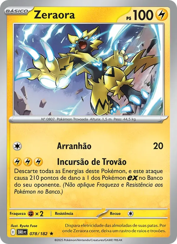 Zeraora 078/182 Rivais Predestinados