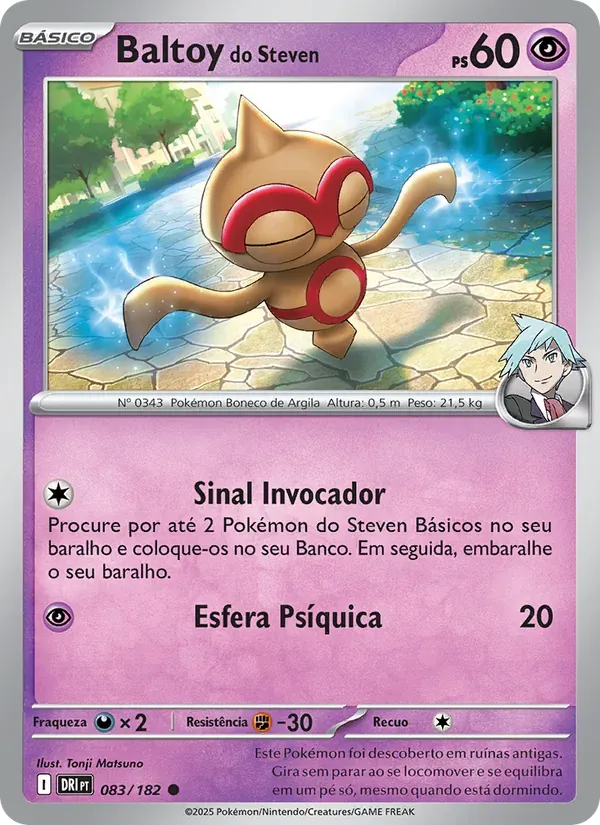 Baltoy do Steven 083/182 Rivais Predestinados