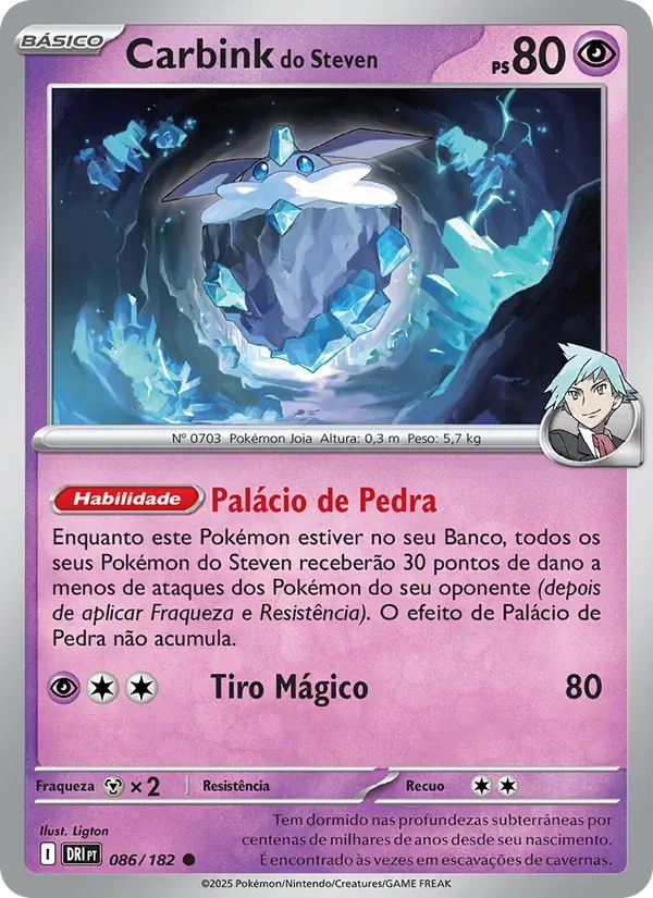 Carbink do Steven 086/182 Rivais Predestinados