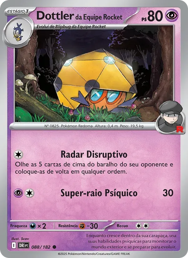 Dottler da Equipe Rocket 088/182 Rivais Predestinados