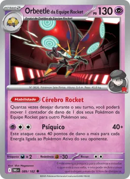 Orbeetle da Equipe Rocket 089 Rivais Predestinados
