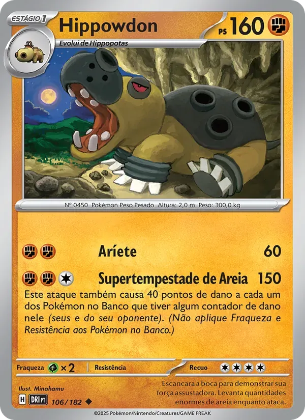Hippowdon 106/182 Rivais Predestinados