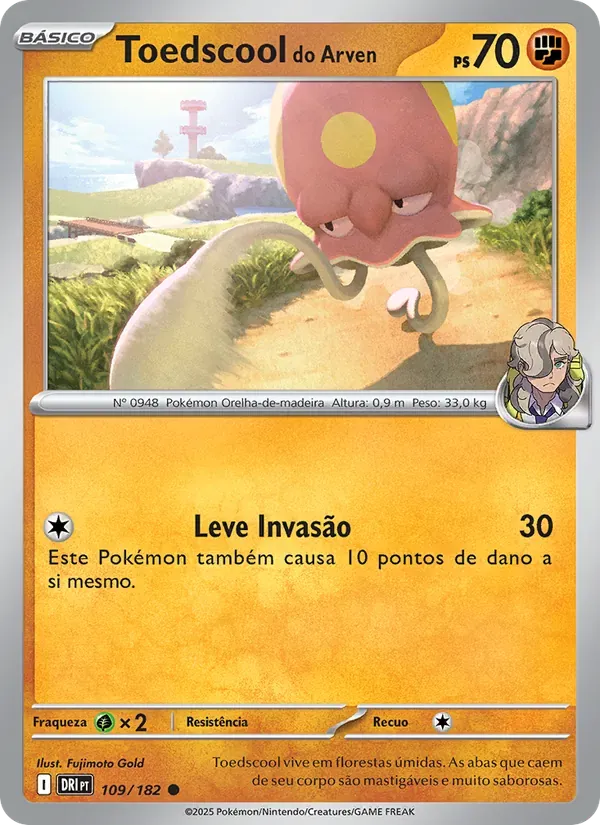 Toedscool do Arven 109/182 Rivais Predestinados