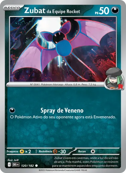 Zubat da Equipe Rocket 120/182