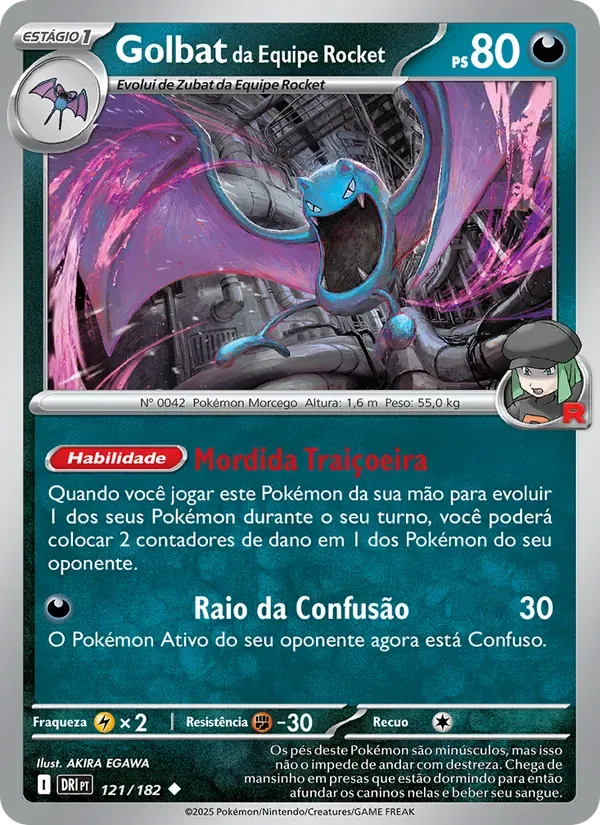 Golbat da Equipe Rocket 121/182 Rivais Predestinados
