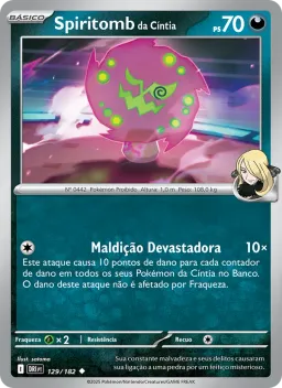 Spiritomb da Cíntia 129 Rivais Predestinados